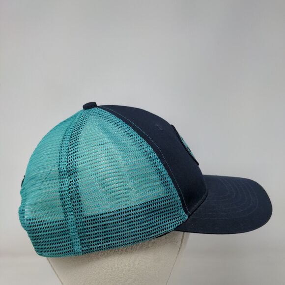 SWCO Since 2008 Snapback Trucker Hat Blue One Size Adjustable Mesh Back 6 Panel - Picture 4 of 7